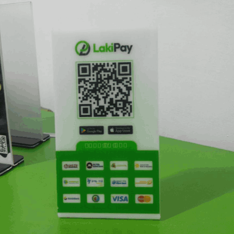 QR menu stand for Ethiopian hotel — Abay QR