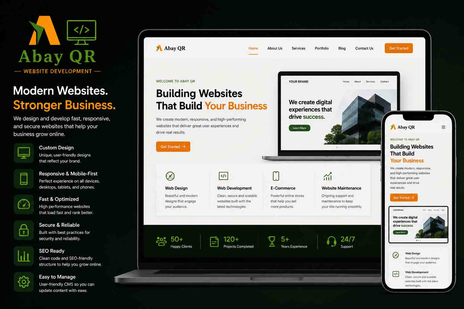 Website Development for Ethiopian businesses — Abay QR